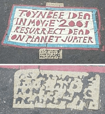 The Toynbee Tiles – Cryptic Messages Embedded in Streets Around the World
