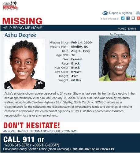 The Disappearance of Asha Degree